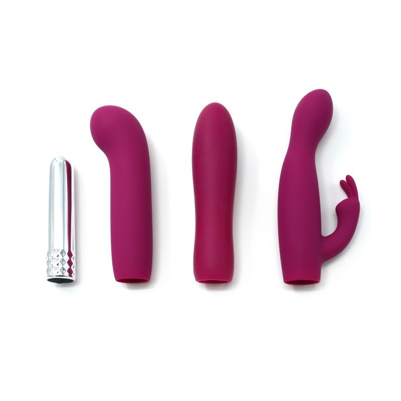 Skins Minis - Massage A Trois Pleasure Set with 3 Covers > Vibrators > Mini Vibrators - Tophatter Daily Deals