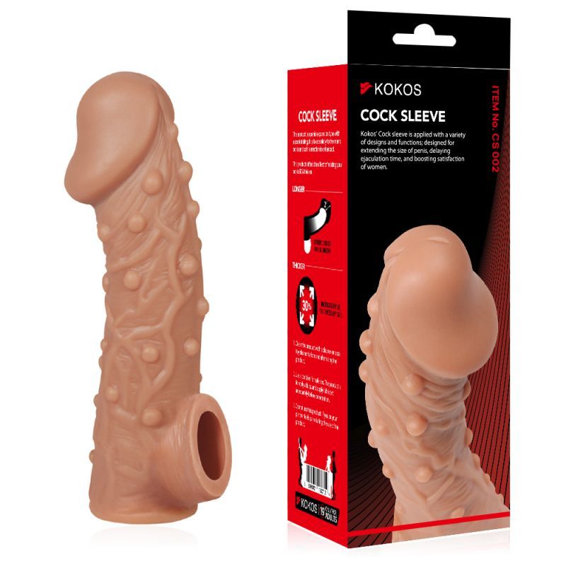 Cock Sleeve 2 Slim fit - Soft Silicone Penis Sleeve Extra 1.3" Inch > Sex Toys For Men > Penis Sleeves - Tophatter Daily Deals
