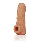 Nude Penis Sleeve Textured Soft Silicone Large > Sex Toys For Men > Penis Sleeves - Tophatter Daily Deals
