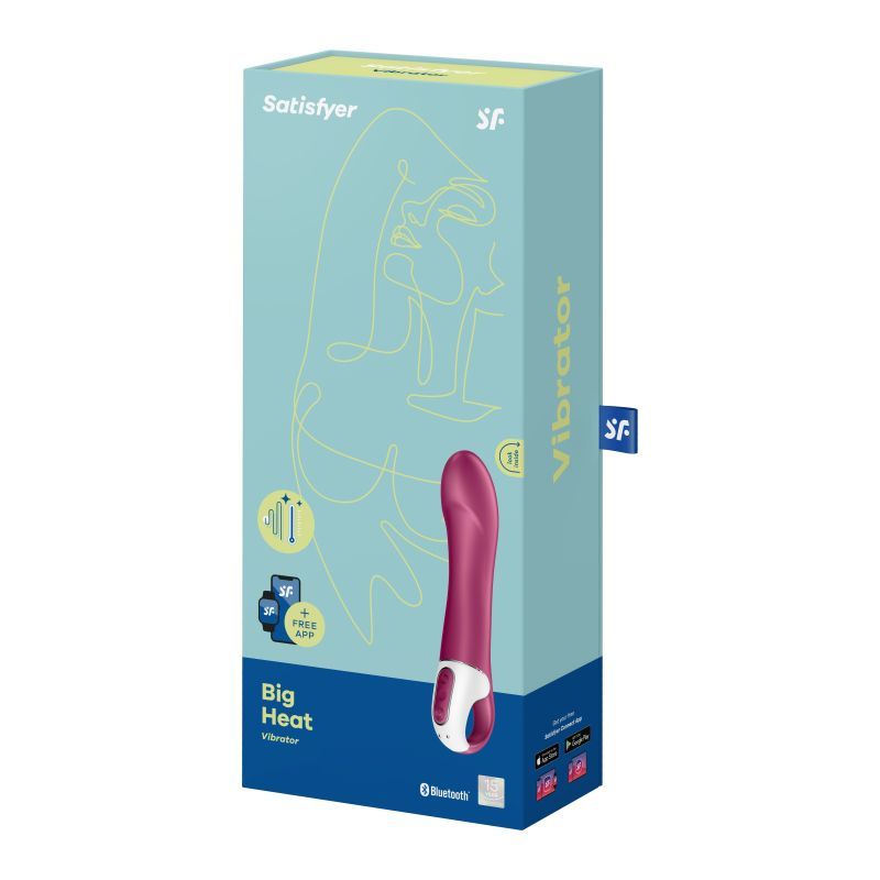 Satisfyer Big Heat Warming G-Spot Vibrator 7.9 Inches > Sex Toys For Ladies > G-Spot Vibrators - Tophatter Daily Deals