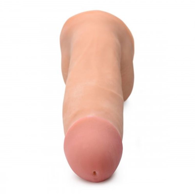 8in Dual Density Squirting Dildo w Balls Reservoir - Realistic Feel > Dildos > Squirting Dildos - Tophatter Daily Deals