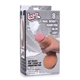 8in Dual Density Squirting Dildo w Balls Reservoir - Realistic Feel > Dildos > Squirting Dildos - Tophatter Daily Deals