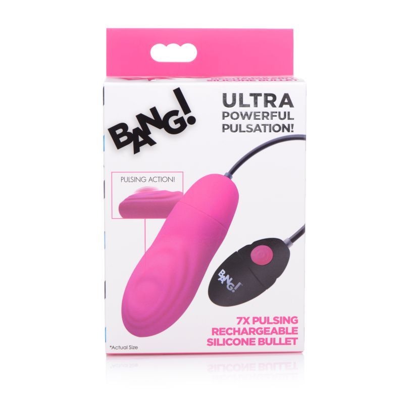 7X Pulsing Bullet Pink > Vibrators > Mini Vibrators - Tophatter Daily Deals
