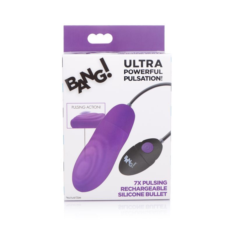 7X Pulsing Bullet Purple > Vibrators > Mini Vibrators - Tophatter Daily Deals