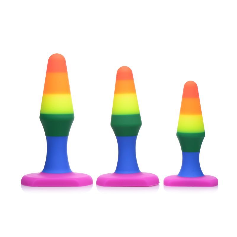 Rainbow Ready Anal Trainer Set for Beginners and Experienced Users > Anal Range > Butt Plug Kits - Tophatter Daily Deals