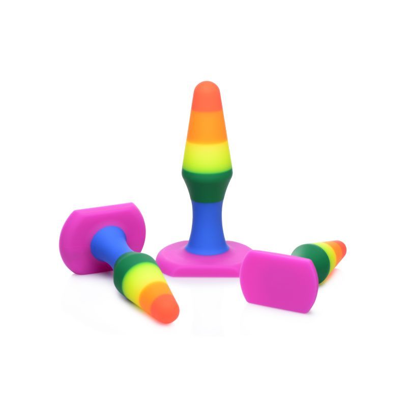 Rainbow Ready Anal Trainer Set for Beginners and Experienced Users > Anal Range > Butt Plug Kits - Tophatter Daily Deals