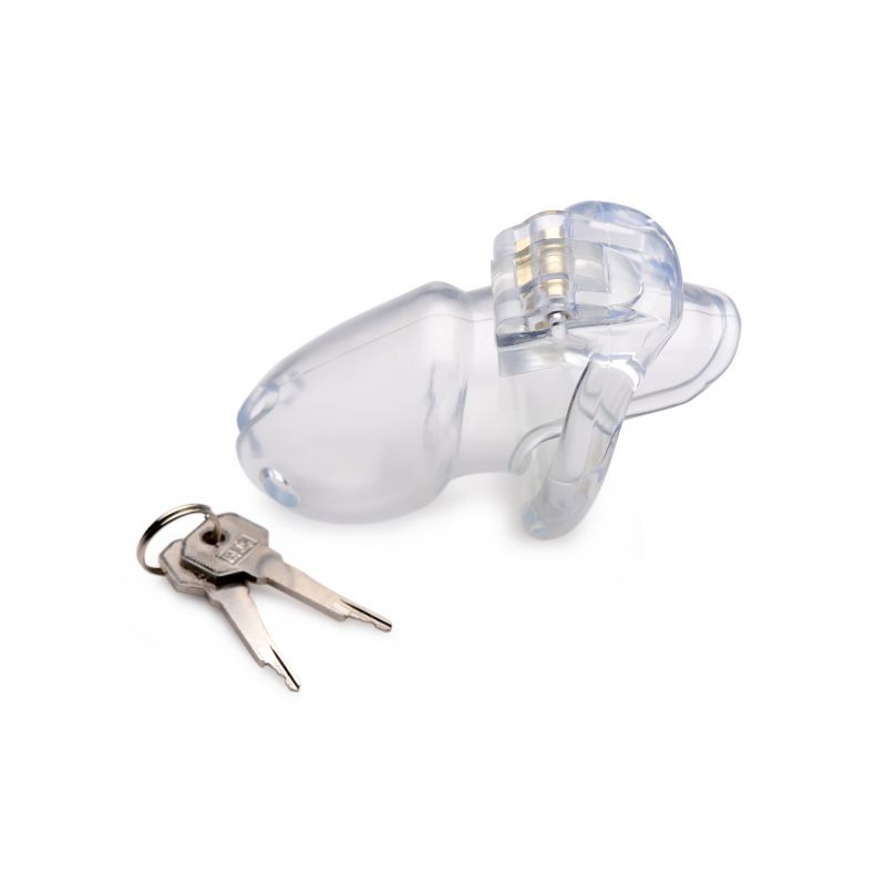 Clear Captor Chastity Cage Large > Bondage Gear > Male Chastity - Tophatter Daily Deals