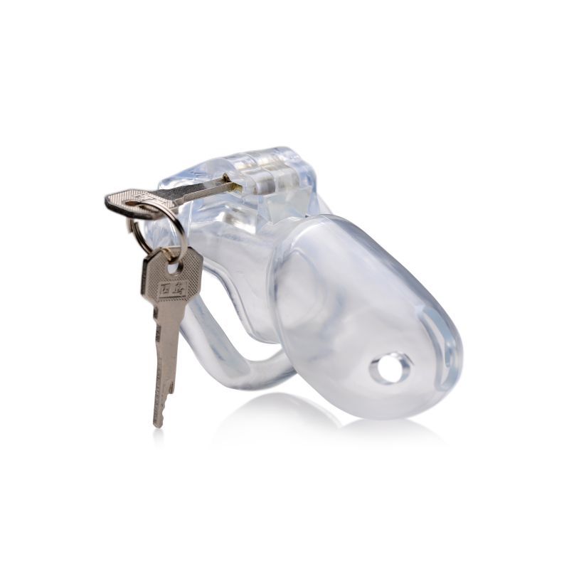 Clear Captor Chastity Cage Large > Bondage Gear > Male Chastity - Tophatter Daily Deals