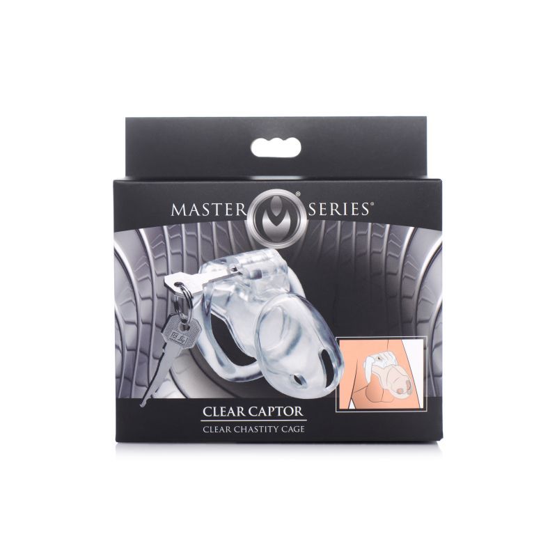 Clear Captor Chastity Cage Medium for Ultimate Control and Comfort > Bondage Gear > Male Chastity - Tophatter Daily Deals