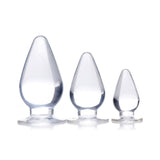 Triple Cones 3 Piece Set – Clear Graduated Anal Plugs > Anal Range > Butt Plug Kits - Tophatter Daily Deals