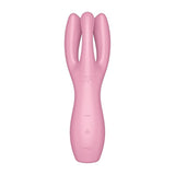 Satisfyer Threesome 3 Layon Vibrator Pink 8.5 Inches > Vibrators > Vibrating Pads - Tophatter Daily Deals