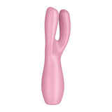 Satisfyer Threesome 3 Layon Vibrator Pink 8.5 Inches > Vibrators > Vibrating Pads - Tophatter Daily Deals