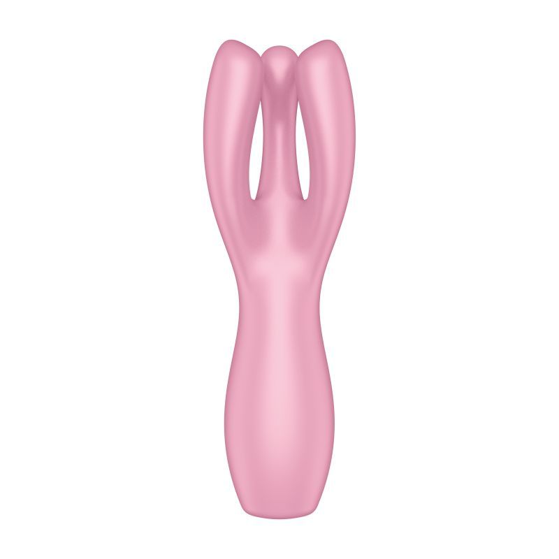 Satisfyer Threesome 3 Layon Vibrator Pink 8.5 Inches > Vibrators > Vibrating Pads - Tophatter Daily Deals
