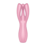 Satisfyer Threesome 3 Layon Vibrator Pink 8.5 Inches > Vibrators > Vibrating Pads - Tophatter Daily Deals
