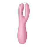 Satisfyer Threesome 3 Layon Vibrator Pink 8.5 Inches > Vibrators > Vibrating Pads - Tophatter Daily Deals