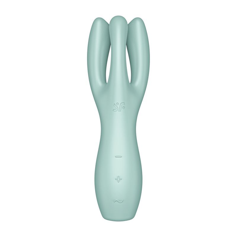 Satisfyer Threesome 3 Lay-On Vibrator (Mint) – Waterproof External Vibrator > Vibrators > Vibrating Pads - Tophatter Daily Deals