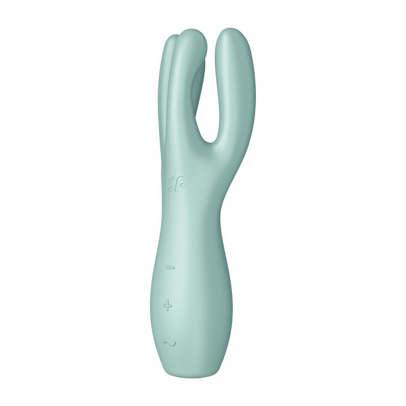 Satisfyer Threesome 3 Lay-On Vibrator (Mint) – Waterproof External Vibrator > Vibrators > Vibrating Pads - Tophatter Daily Deals