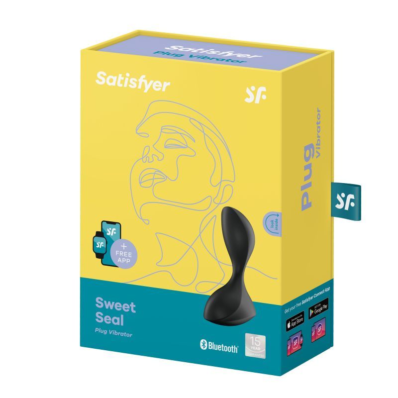 Satisfyer Sweet Seal Vibrating Anal Plug in Black > Anal Range > Vibrating Butt Plugs - Tophatter Daily Deals
