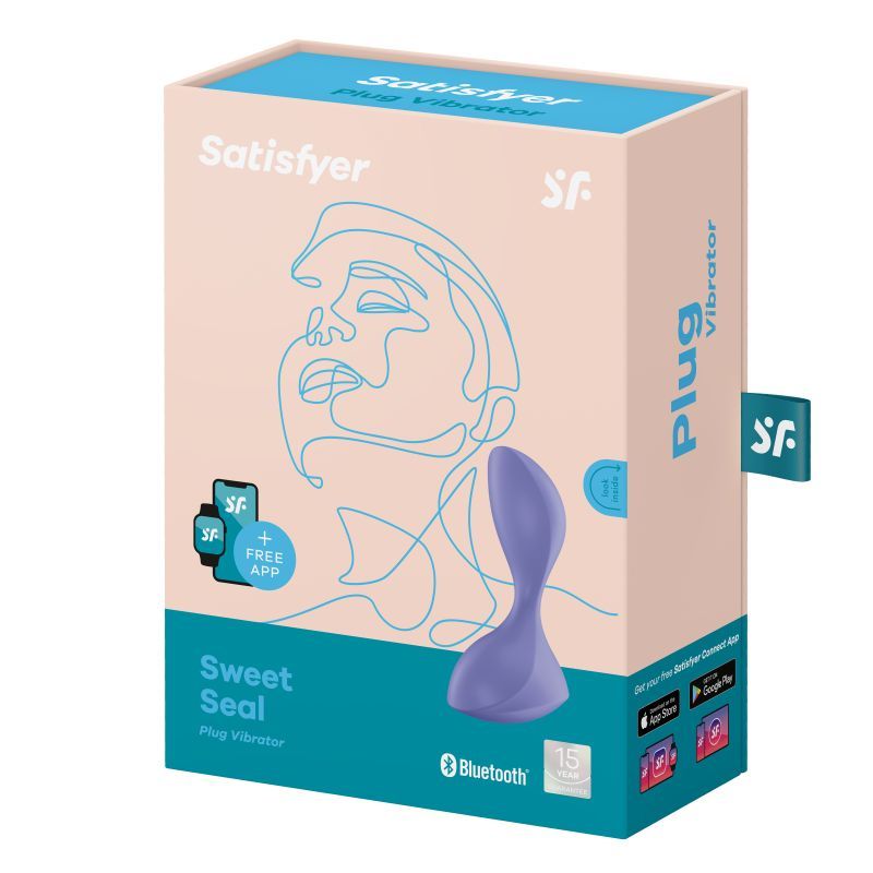 Satisfyer Sweet Seal Vibrating Anal Plug in Lilac > Anal Range > Vibrating Butt Plugs - Tophatter Daily Deals