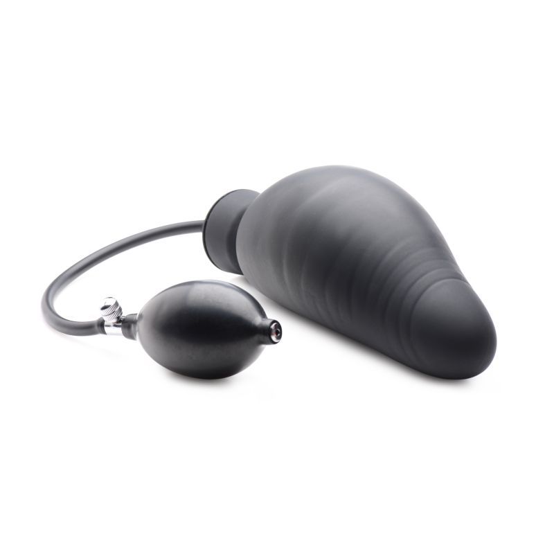 Dick Spand Inflatable Silicone Dildo (Black) – Up to 3.1" Dia Adjustable Shaft Dildo > Dildos > Oversized Toys - Tophatter Daily Deals