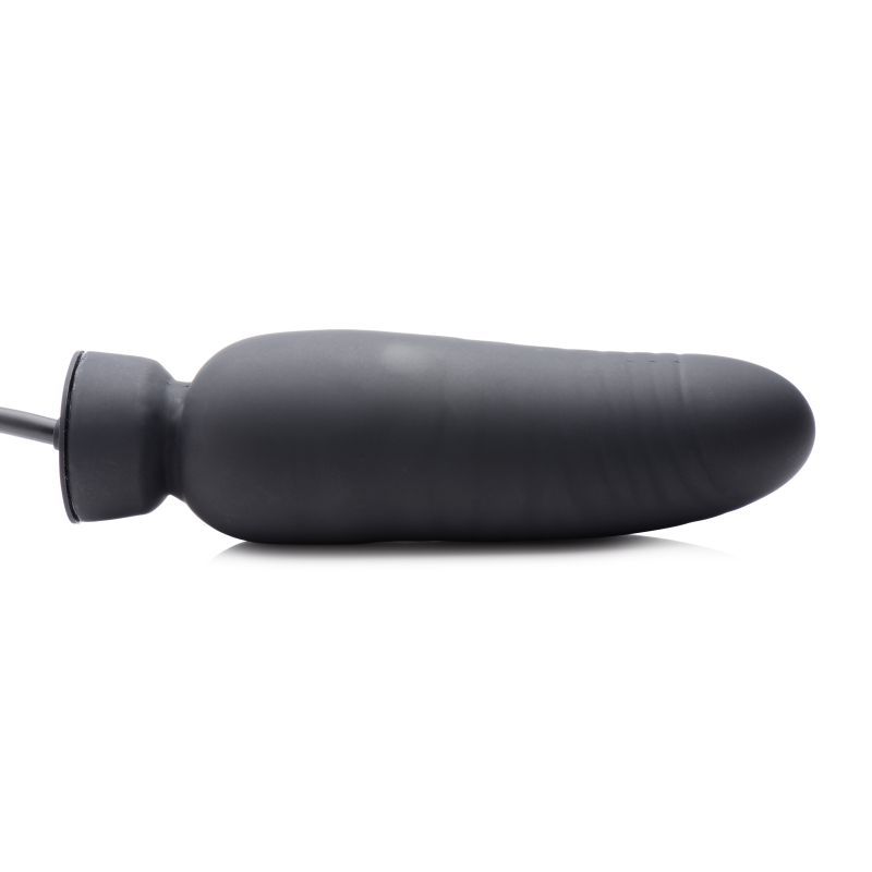 Dick Spand Inflatable Silicone Dildo (Black) – Up to 3.1" Dia Adjustable Shaft Dildo > Dildos > Oversized Toys - Tophatter Daily Deals