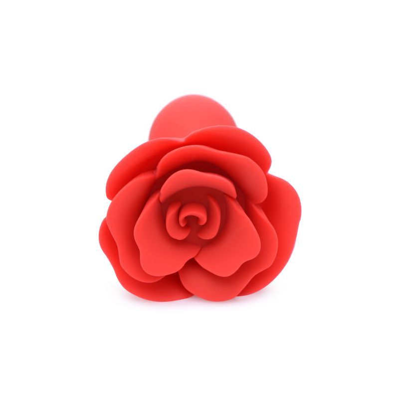 Booty Bloom Silicone Rose Plug Large Red > Anal Range > Butt Plugs - Tophatter Daily Deals
