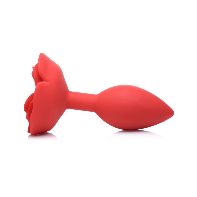 Booty Bloom Silicone Rose Plug Large Red > Anal Range > Butt Plugs - Tophatter Daily Deals
