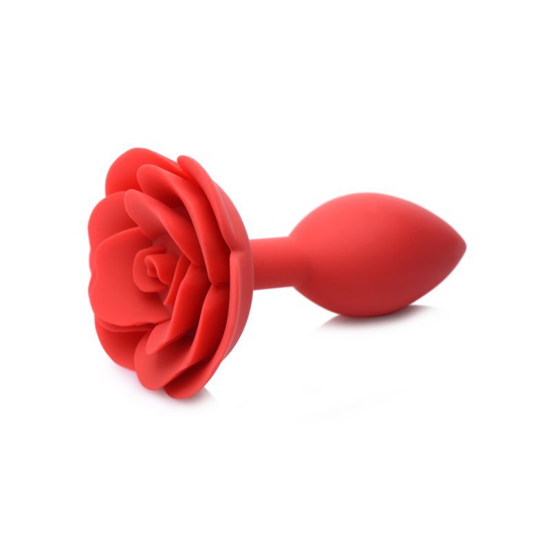 Booty Bloom Silicone Rose Plug Large Red > Anal Range > Butt Plugs - Tophatter Daily Deals