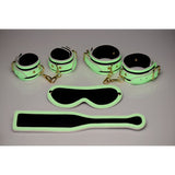 Kink In The Dark Glowing Bondage Set Fluorescent Green > Bondage Gear > Bondage Kits - Tophatter Daily Deals