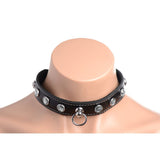 Bling Vixen Leather Choker with Clear Rhinestones > Clothes > Unisex Leather - Tophatter Daily Deals