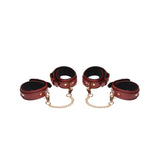 6 Piece Bondage Set – Vegan PU Leather Restraints and Cuffs Kit > Bondage Gear > Bondage Kits - Tophatter Daily Deals