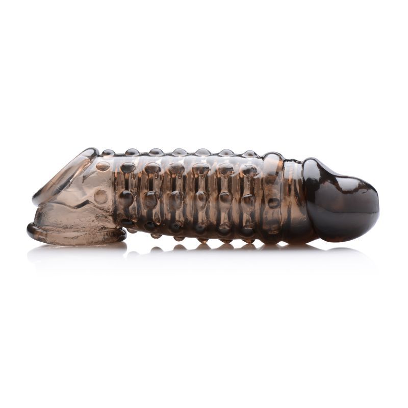 Penis Enhancer Sleeve 1.5in Smoke for Extra Length and Girth > Sex Toys For Men > Penis Sleeves - Tophatter Daily Deals