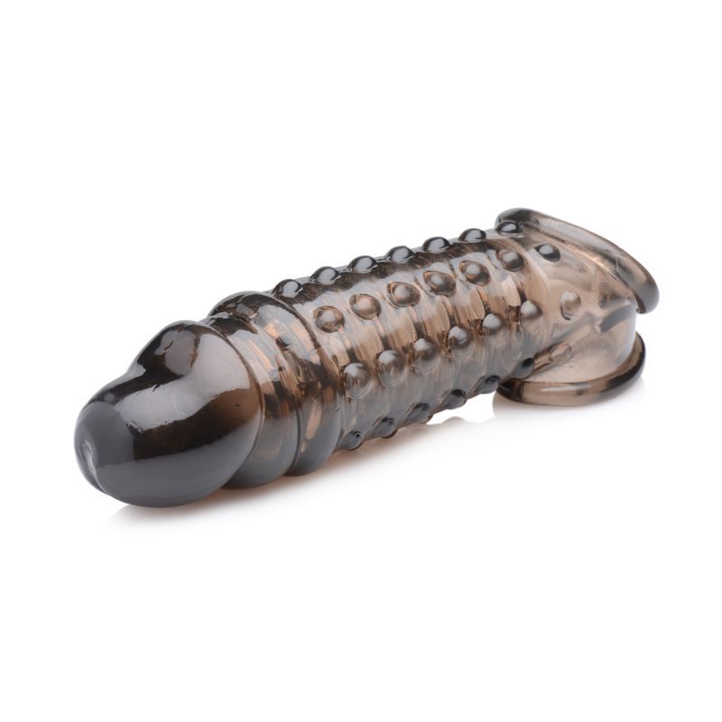 Penis Enhancer Sleeve 1.5in Smoke for Extra Length and Girth > Sex Toys For Men > Penis Sleeves - Tophatter Daily Deals