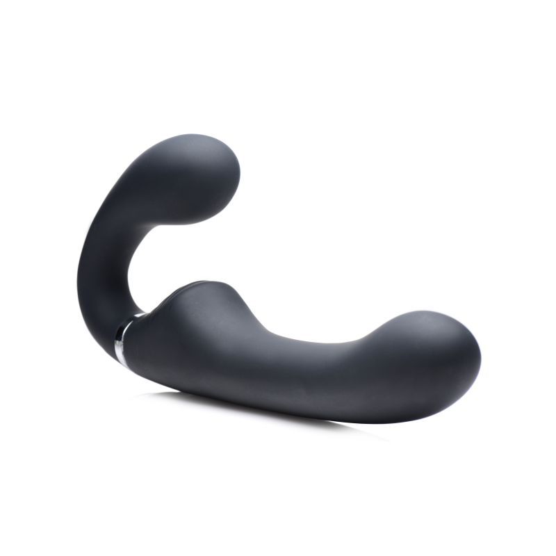 Mighty Rider 10X Strapless Strap-On Black with Remote Control > Dildos > Strapless Strap Ons - Tophatter Daily Deals