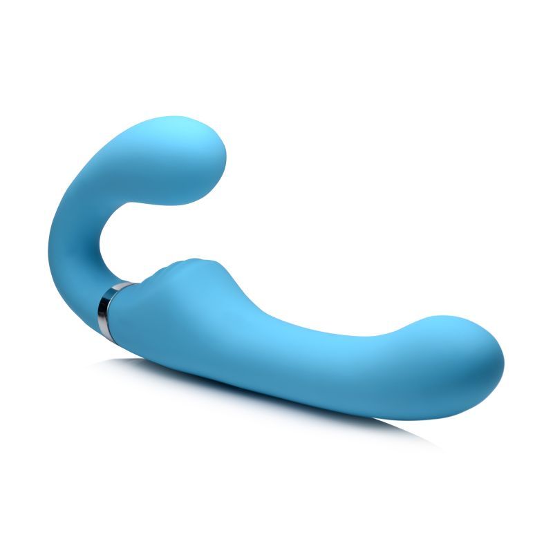 Mighty Rider 10X Strapless Strap-On Blue with Remote Control > Dildos > Strapless Strap Ons - Tophatter Daily Deals