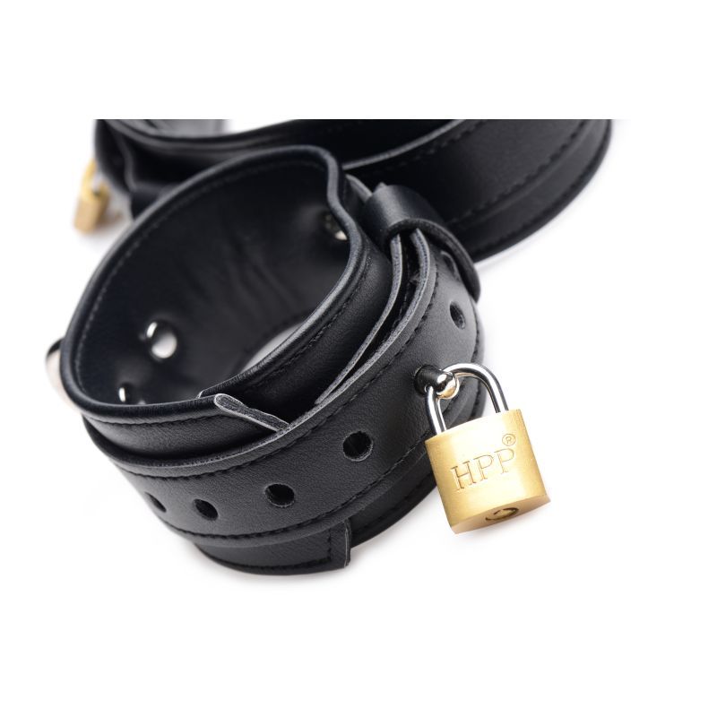 Frog Tie Restraint Set in Black for Enhanced Bondage Play > Bondage Gear > Restraints - Tophatter Daily Deals