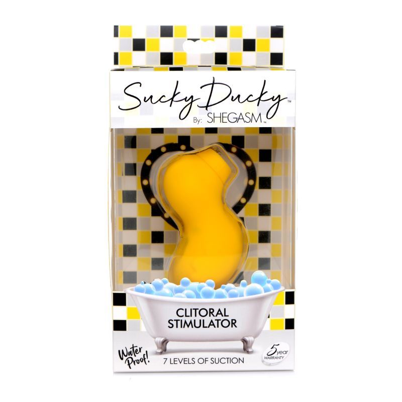 Shegasm Sucky Ducky Clit Stimulator in Pink > Sex Toys For Ladies > Air Pulsation - Tophatter Daily Deals