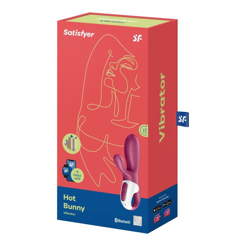 Satisfyer Hot Bunny Connect App Warming Vibrator for Intense Pleasure Exploration > Vibrators > Ladies > Rabbit Multi - Tophatter Daily Deals