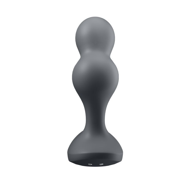 Satisfyer Deep Diver Vibrating Connect App Anal Plug Grey > Anal Range > Vibrating Butt Plugs - Tophatter Daily Deals