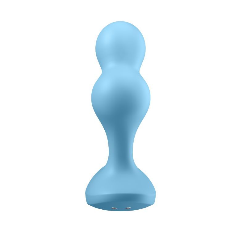 Satisfyer Deep Diver Vibrating Connect App Anal Plug Blue > Anal Range > Vibrating Butt Plugs - Tophatter Daily Deals