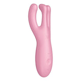 Satisfyer Threesome 4 Connect (Pink) – App-Controlled Flexible Clitoral and Labia Vibrator > Sex Toys > Couples Toys - Tophatter Daily Deals