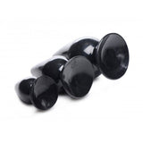 Triple Cones 3 Piece Anal Plug Set in Black > Anal Range > Butt Plug Kits - Tophatter Daily Deals