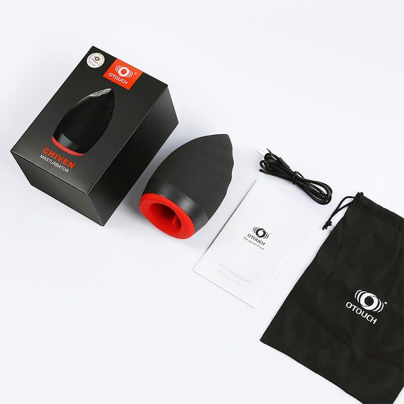 Chiven 2 (Black) – Heating Vibrating Masturbator > Sex Toys For Men > Masturbators > Vibrating - Tophatter Daily Deals