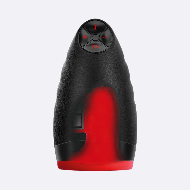 Chiven 2 (Black) – Heating Vibrating Masturbator > Sex Toys For Men > Masturbators > Vibrating - Tophatter Daily Deals