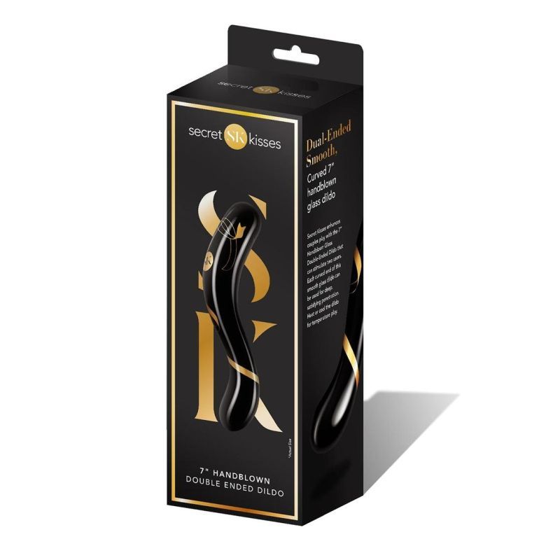 Secret Kisses Handblown Double Ended Dildo 7 Inch > Glass > Dildos - Tophatter Daily Deals