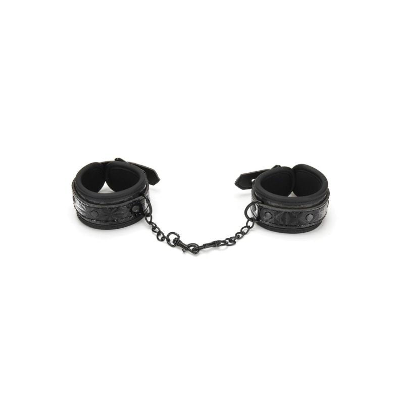Whip Smart Diamond Handcuff Black Elegant Bondage Accessory > Bondage Gear > Restraints - Tophatter Daily Deals