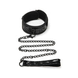 Whip Smart Diamond Collar and Leash Set in Black > Bondage Gear > Collars & Leashes - Tophatter Daily Deals