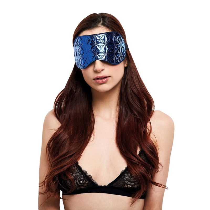 Whip Smart Diamond Blindfold in Blue > Bondage Gear > Blindfolds - Tophatter Daily Deals