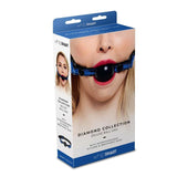 Whip Smart Diamond Deluxe Ball Gag in Blue > Bondage Gear > Gags and Bits - Tophatter Daily Deals