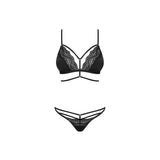 Diyosa 2 Piece Set Black Lingerie Ensemble > Clothes > Bra Sets - Tophatter Daily Deals
